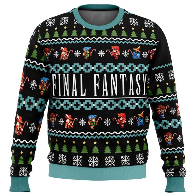 Get Festive with Final Fantasy Ugly Christmas Sweater – Limited Edition Gaming Apparel