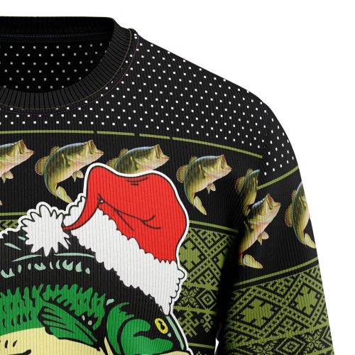 Fishing Merry Fishmas Sweater – Ugly Christmas Sweater for a Festive Unisex Look!