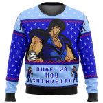 Fist of the North Star Omae Wa Mou Shindeiru Ugly Christmas Sweater: Unique Anime-Inspired Holiday Apparel