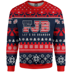 FJB Let s Go Brandon Ugly Christmas Sweater: Festive & Trendy Holiday Clothing FJB Let s Go Brandon Ugly Christmas Sweater: Festive & Trendy Holiday Clothing