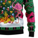 Festive Flamingo Christmas Tree Ugly Sweater – Holiday Graphic Sweater!