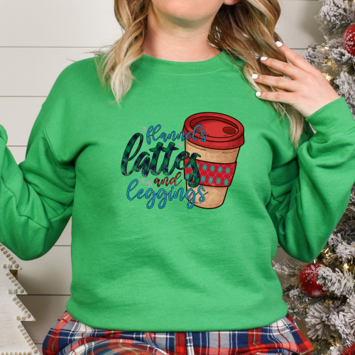 Cozy Up with Flannels Lattes and Leggings: Festive Christmas Sweater