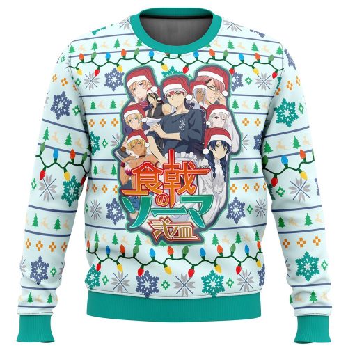 Conquer Ugly Christmas Sweater with Food Wars - Shop Now!
