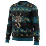 Get Festive with a Free Hugs Alien Facehugger Ugly Christmas Sweater!