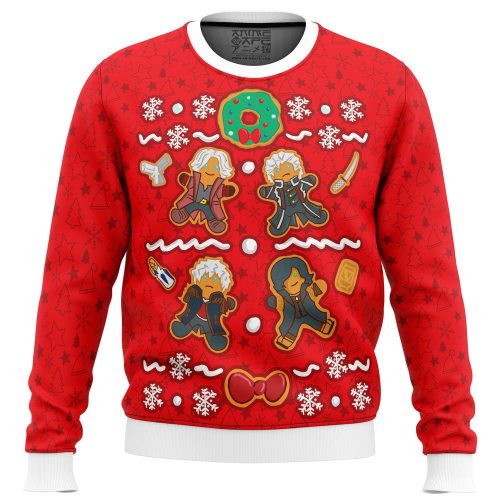 Get Festive with Fresh Baked Devil Hunters Devil May Cry Ugly Christmas Sweater