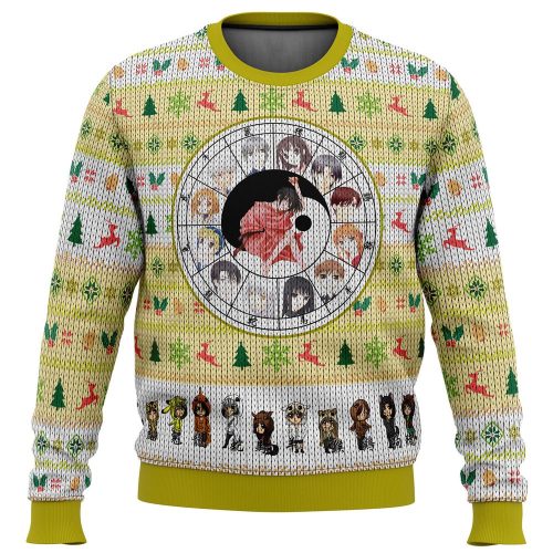 Fruits Basket Chinese Zodiac Ugly Christmas Sweater – Festive and Fun Holiday Apparel