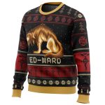 Fullmetal Alchemist Chimera Nina Tucker Ed-ward Ugly Christmas Sweater: Festive Anime-Inspired Apparel