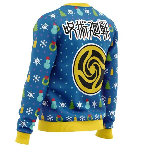 Get Festive with the Fun Walk Jujutsu Kaisen Ugly Christmas Sweater – Limited Stock!