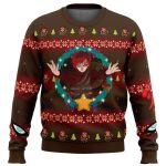 Get Festive with Gaara Naruto Ugly Christmas Sweater – Limited Edition Holiday Apparel