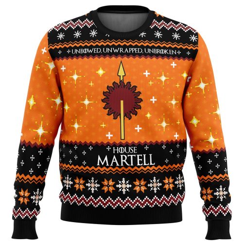 Game of Thrones House Martell Ugly Christmas Sweater - Stylish and Festive Collectible!