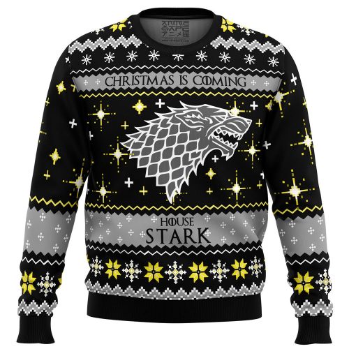 Get Festive with Game of Thrones House Stark Ugly Christmas Sweater