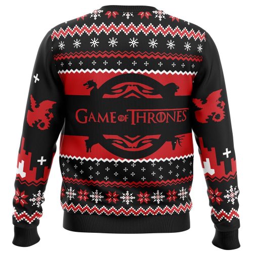 Shop Game of Thrones House Targaryen Ugly Christmas Sweater – Festive & Stylish Holiday Apparel