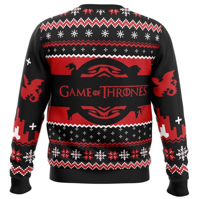 Shop Game of Thrones House Targaryen Ugly Christmas Sweater – Festive & Stylish Holiday Apparel