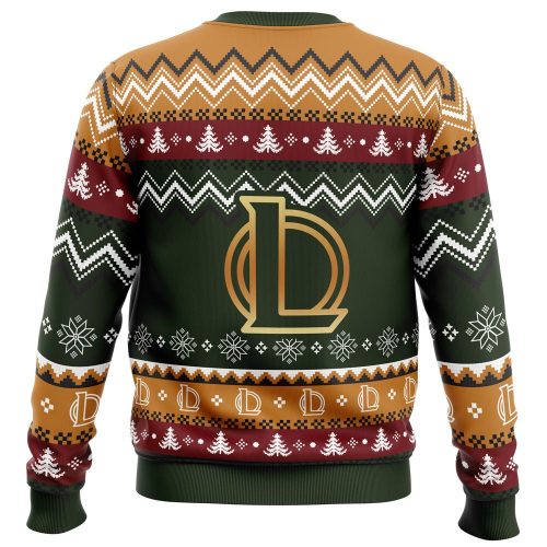Get Festive with the Christmas League of Legends Ugly Sweater – Perfect for Gaming Enthusiasts!