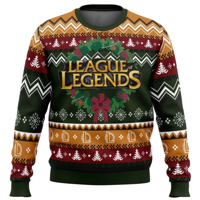 Get Festive with the Christmas League of Legends Ugly Sweater – Perfect for Gaming Enthusiasts!