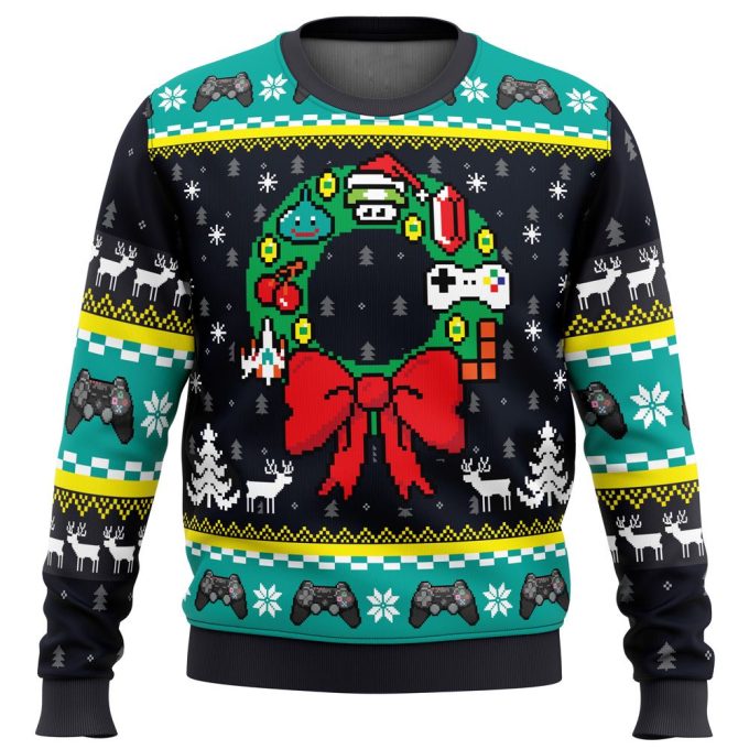 Level Up Your Style with the Game On Gamer Ugly Christmas Sweater