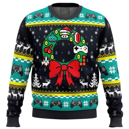 Level Up Your Style with the Game On Gamer Ugly Christmas Sweater – Limited Stock!