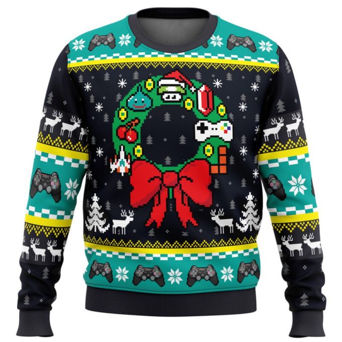 Level Up Your Style with the Game On Gamer Ugly Christmas Sweater