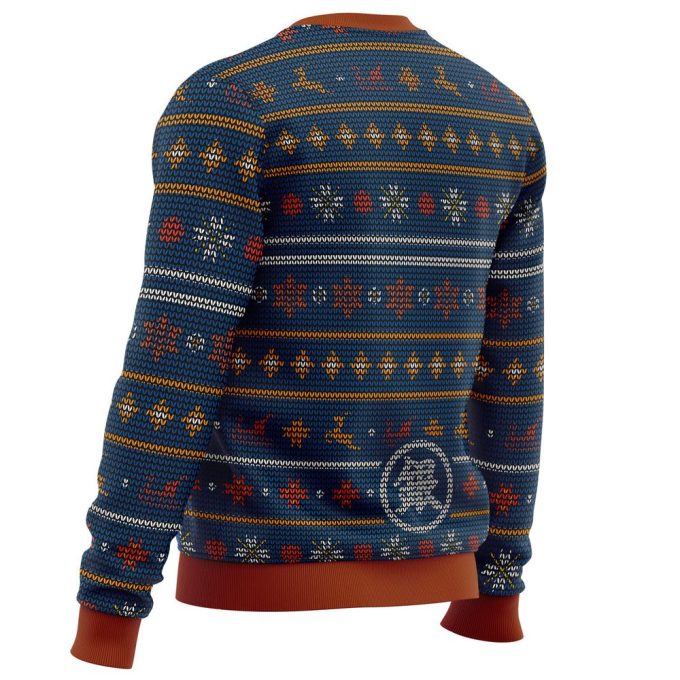 Gintama Gintoki Symbol Ugly Christmas Sweater: Festive Anime-Inspired Attire