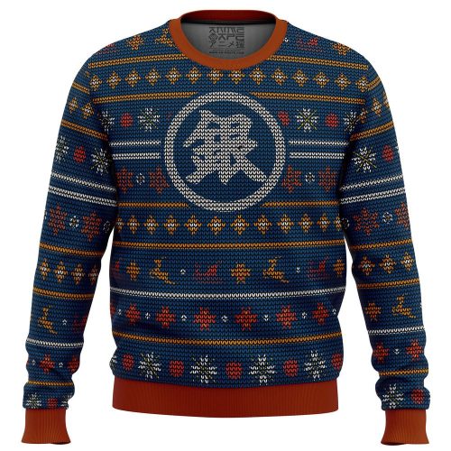 Gintama Gintoki Symbol Ugly Christmas Sweater: Festive Anime-Inspired Attire