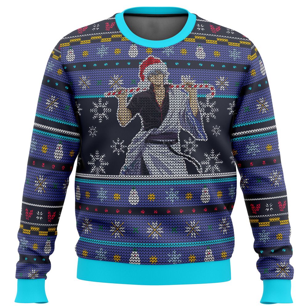 Gintama Sakata Gintoki Ugly Christmas Sweater: Festive Anime Merch for Fans Gintama Sakata Gintoki Ugly Christmas Sweater: Festive Anime Merch for Fans