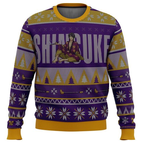Gintama Smokin Shinsuke Ugly Christmas Sweater: Festive Anime Apparel for Unique Style
