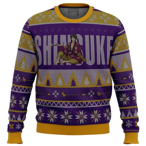 Gintama Smokin Shinsuke Ugly Christmas Sweater: Festive and Stylish Anime-Inspired Apparel