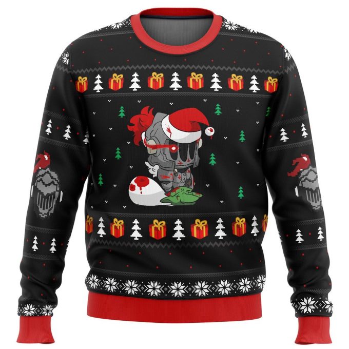 Goblin Slayer Santa Ugly Christmas Sweater – Festive & Fun Holiday Apparel