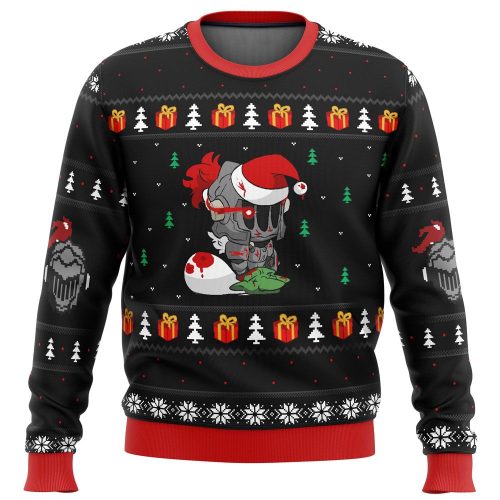 Goblin Slayer Santa Ugly Christmas Sweater - Festive & Fun Holiday Apparel