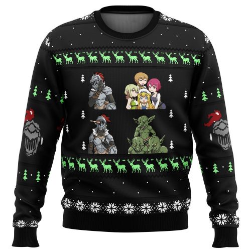 Goblin Slayer Sprites Ugly Christmas Sweater: Festive and Fun Holiday Attire