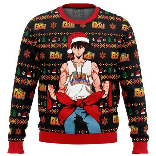Get Festive with God of High School Santa Jin Mori Ugly Christmas Sweater – Limited Edition!