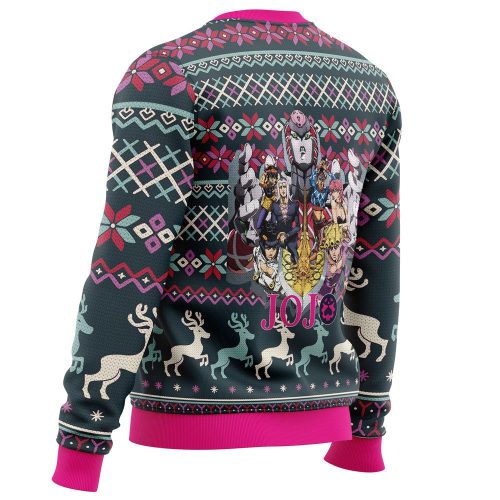 Get Festive with Golden Wind Jojo’s Bizarre Adventure Ugly Christmas Sweater