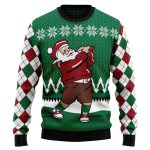 Golfer Santa Ugly Christmas Sweater – Festive Sweater for Men & Women Shop Now!