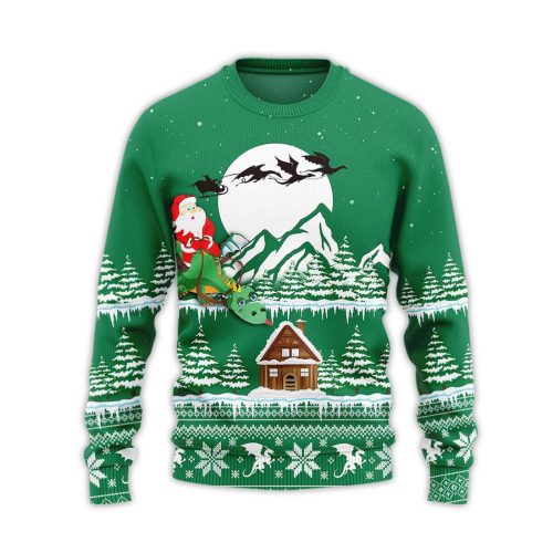 Green Dragon Christmas Ugly Christmas Sweater | Adult | US1626
