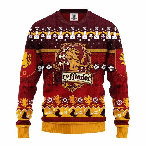 Gryffindor Harry Witch Ugly Christmas Sweater