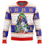 Gundam Xmas Ugly Christmas Sweater: Festive and Fun Anime-Inspired Holiday Apparel!