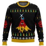 Gurren Lagann Kamina Ugly Christmas Sweater – Festive Anime Apparel for Fans