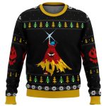 Gurren Lagann Kamina Ugly Christmas Sweater: Festive Anime-Inspired Attire