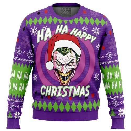Hilarious Ha Ha Ha Joker Christmas Sweater – Spreading Joy this Holiday Season!