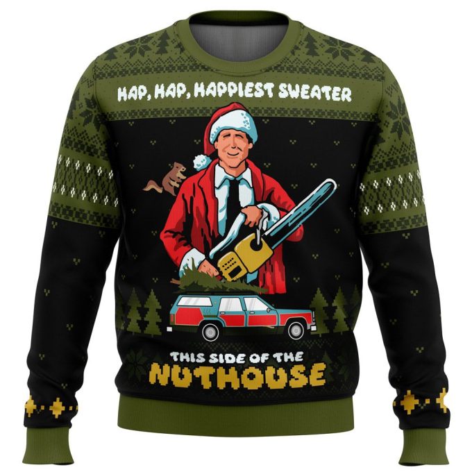 Hap Hap Happiest Sweater: National Lampoon s Christmas Vacation Ugly Christmas Sweater