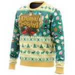 Get Festive with Happy Animal Villagers Ugly Christmas Sweater – Animal Crossing Edition!