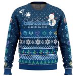 Genshin Impact Ugly Christmas Sweater – Celebrate Happy Holidays in Style!