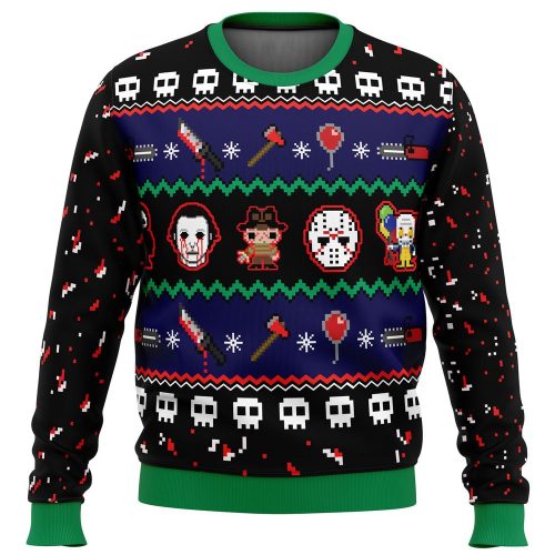 Horrordays Ugly Christmas Sweater – Spread Holiday Fear with our Happy & Unique Design!