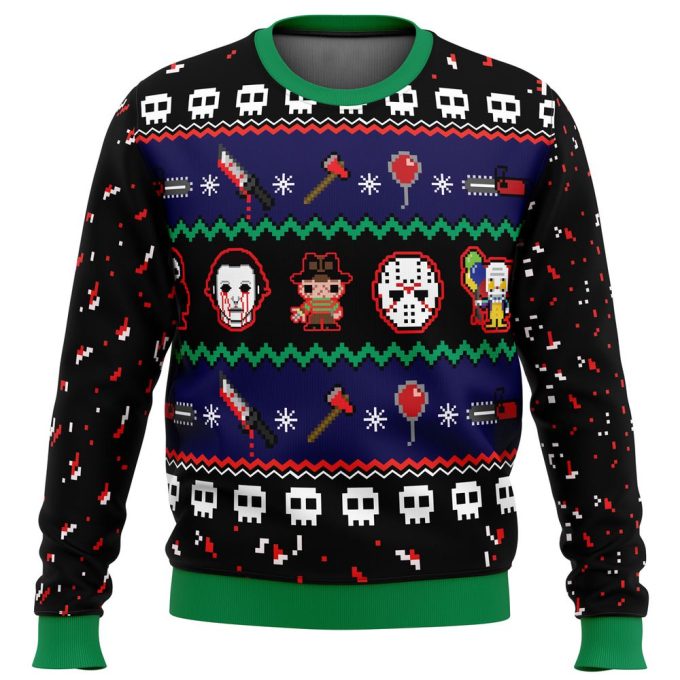 Horrordays Ugly Christmas Sweater – Spread Holiday Fear with our Happy & Unique Design!