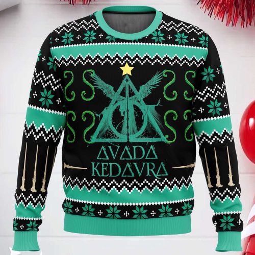 Harry Potter Avada Kedavra Ugly Christmas Sweater