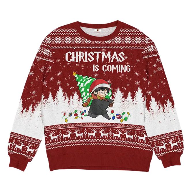 Harry Potter Christmas Is Coming Ugly Sweater