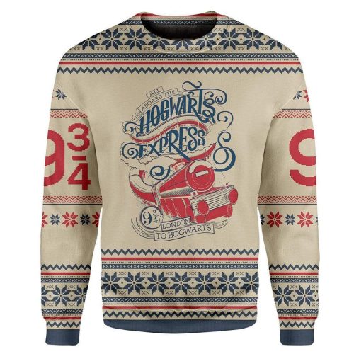 Harry Potter For Unisex Ugly Christmas Sweater, All Over Print