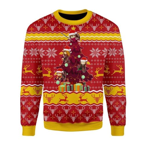 Harry Potter For Unisex Ugly Christmas Sweater, All Over Print Sweatshirt