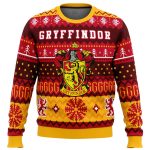 Get Festive with a Gryffindor Ugly Christmas Sweater – Perfect for Harry Potter Fans!
