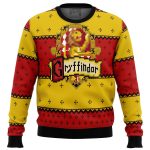 Magical Harry Potter Gryffindor Ugly Christmas Sweater: Embrace the Wizarding Spirit! Magical Harry Potter Gryffindor Ugly Christmas Sweater: Embrace the Wizarding Spirit!